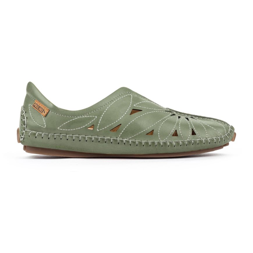 Women\'s Pikolinos JEREZ Moccasins Green | NZ T17850A